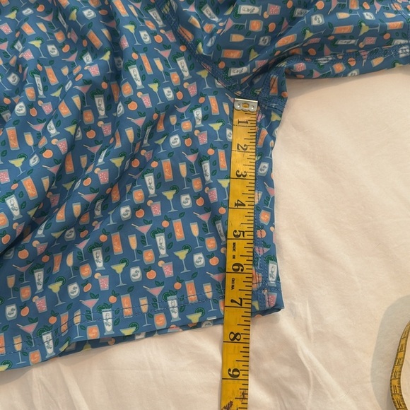 Johnston & Murphy 🔥sale🔥⭐️Blue Patterned Men's Shorts - Picture 9 of 11